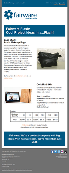 Fairware Flash E-Newsletter Thumbnail